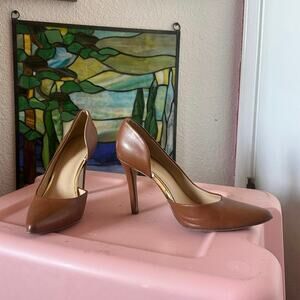 merona brown pointed stiletto heels shoes